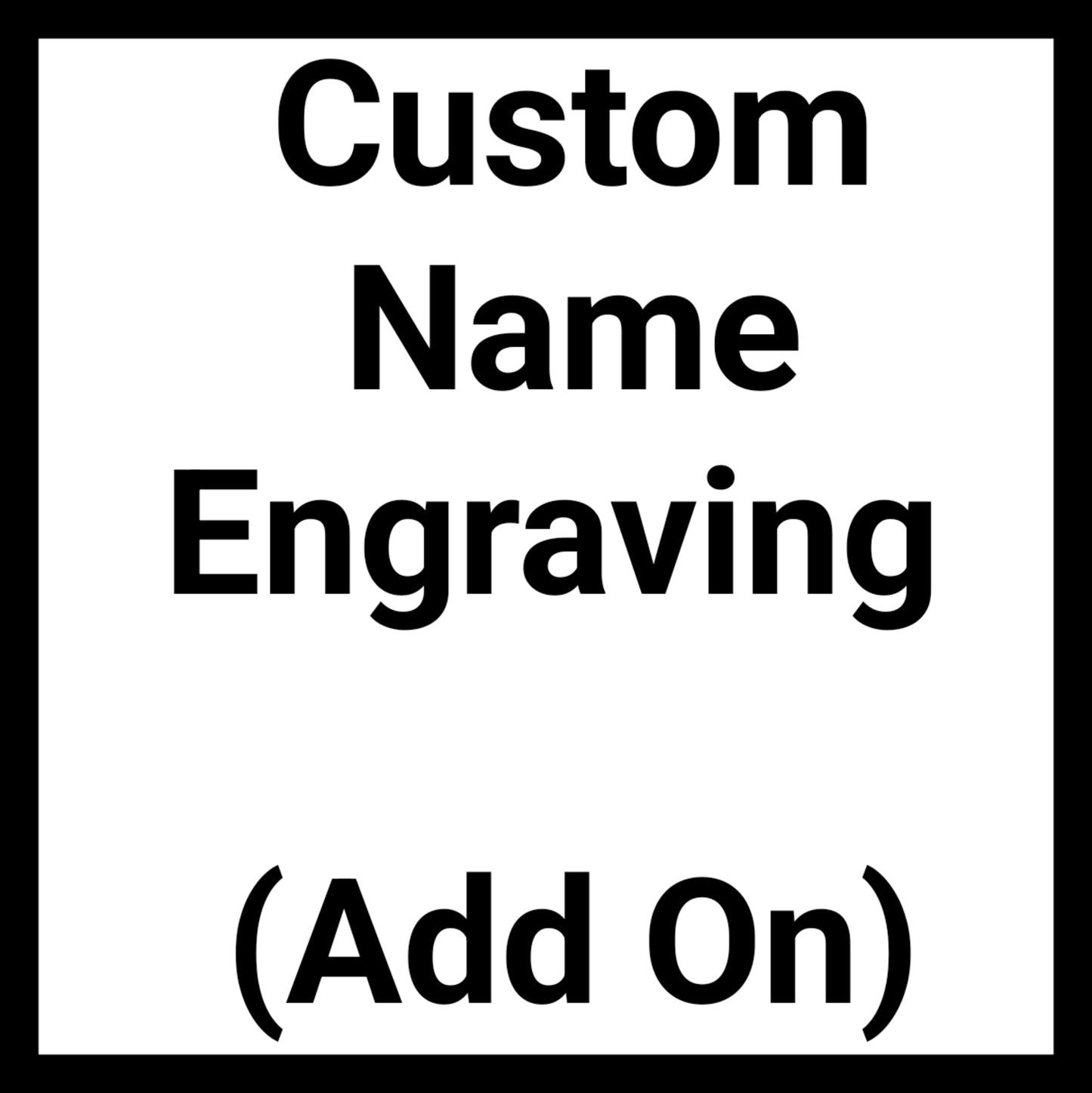Custom Name Engraving Begleri
