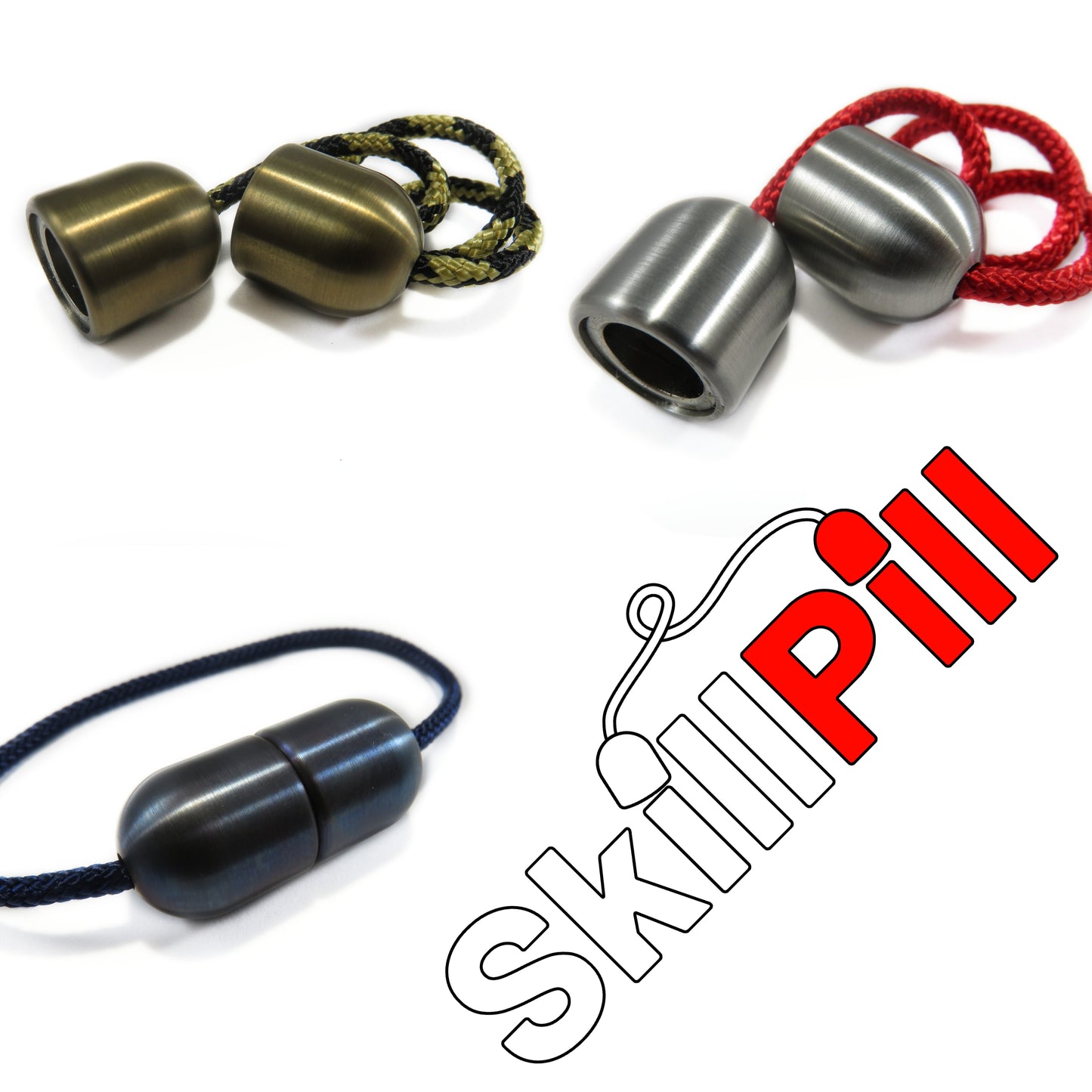 Stainless Steel Skill Pill Begleri
