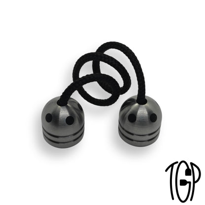 Titanium Begleri w/ Micarta Dots Inlay