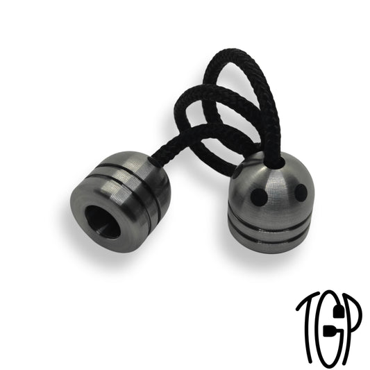 Titanium Begleri w/ Micarta Dots Inlay