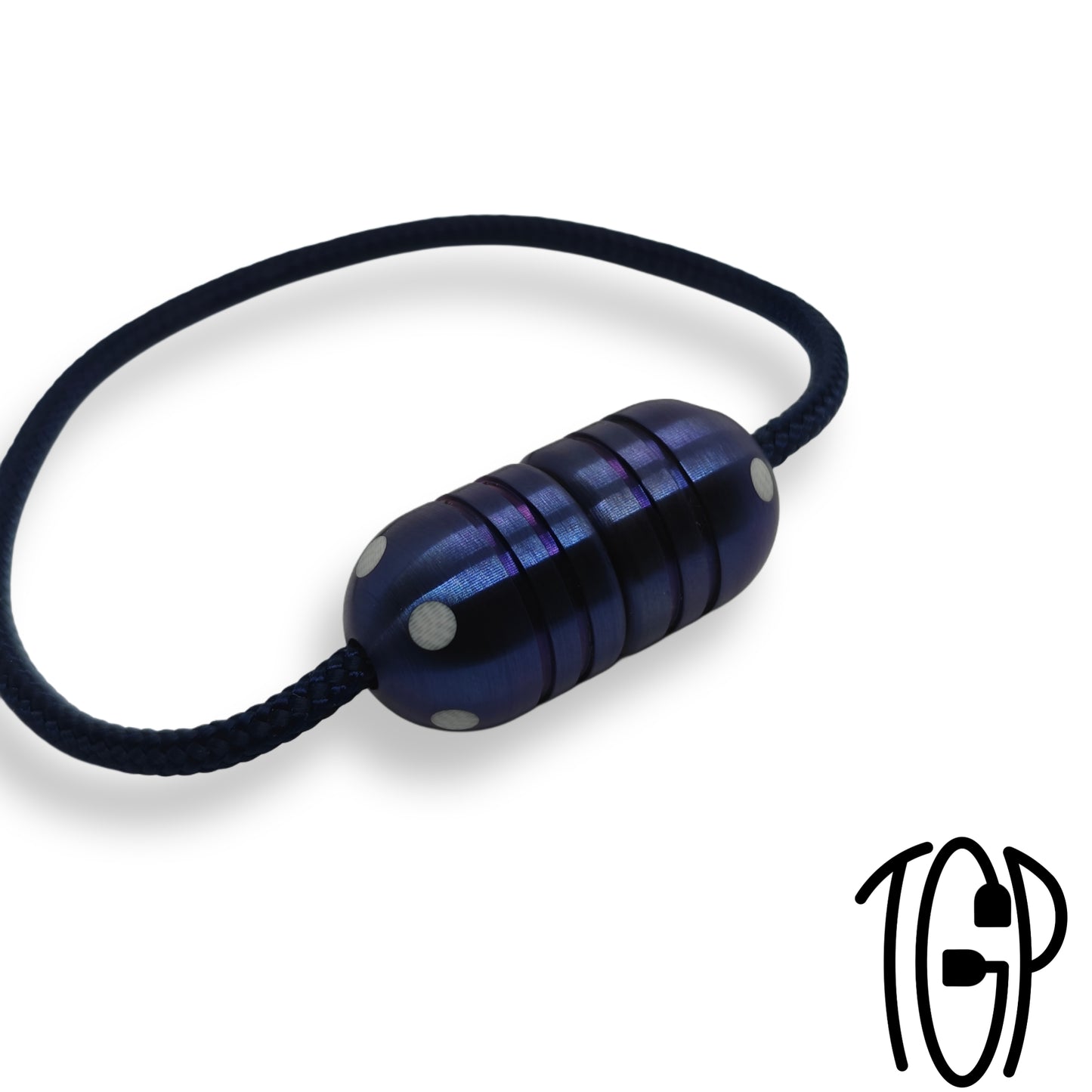 Titanium Begleri w/ White G-10 Dots Inlay
