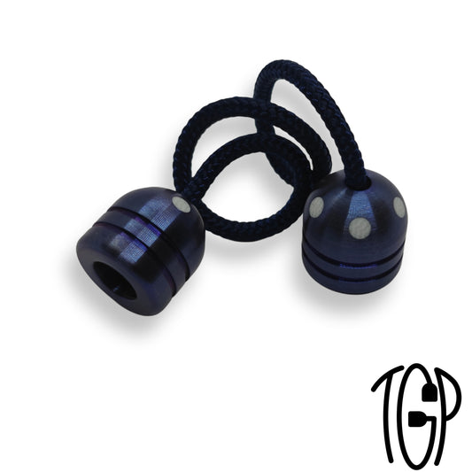Titanium Begleri w/ White G-10 Dots Inlay