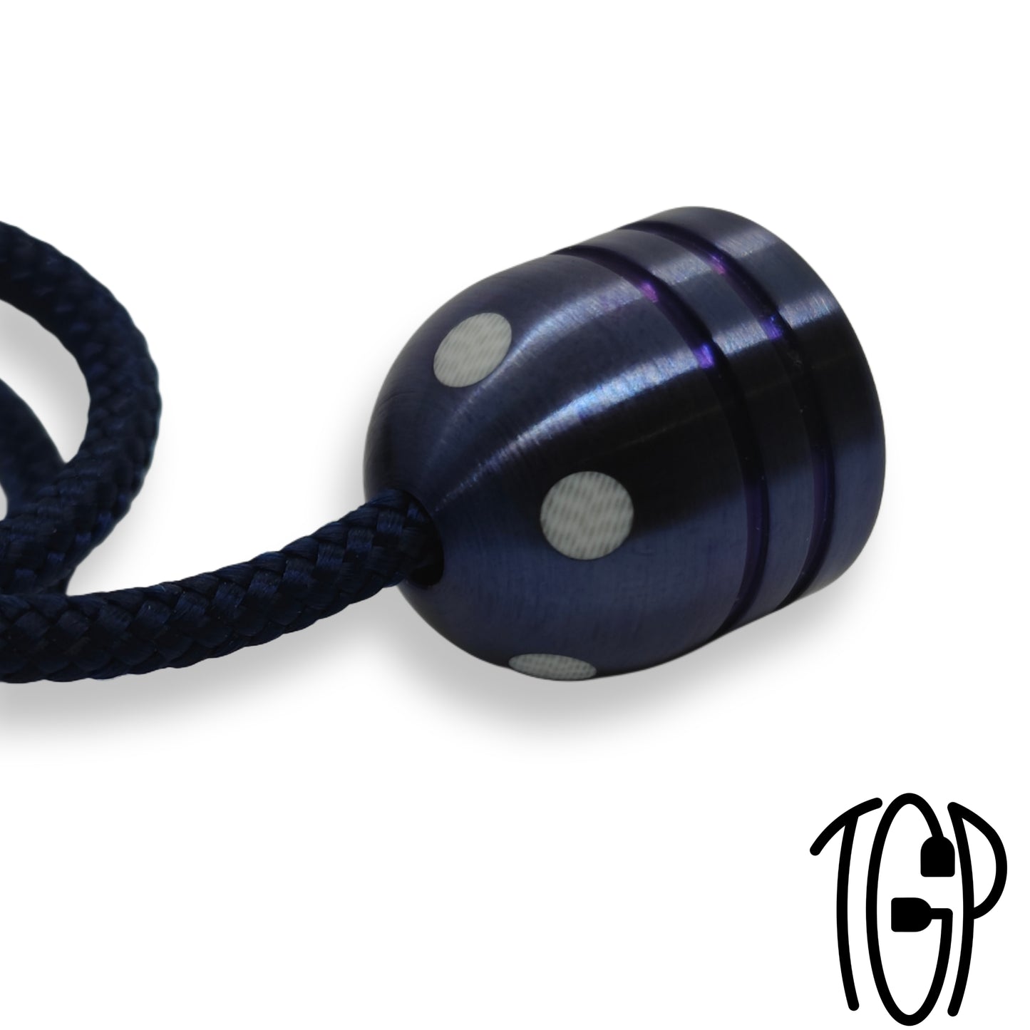 Titanium Begleri w/ White G-10 Dots Inlay